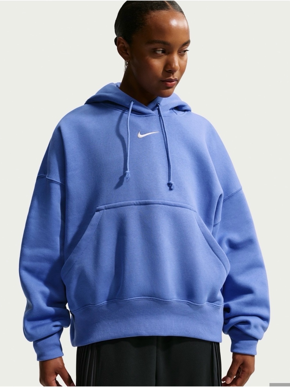Nike Lavender-Blue Swoosh Pullover Hoodie